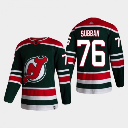 Pánské Hokejový Dres New Jersey Devils Dresy P.K. Subban 76 2020-21 Reverse Retro Authentic